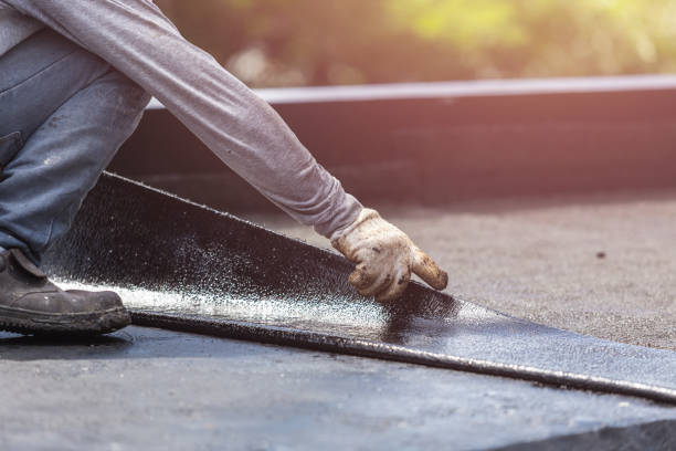 Professional Waterproofing technician working in Denville, NJ